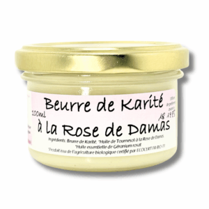 Beurre de karité rose de damas - 100 gr