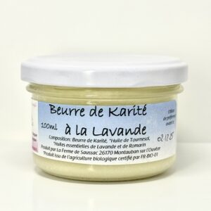 Beurre de karité lavande - 100 gr
