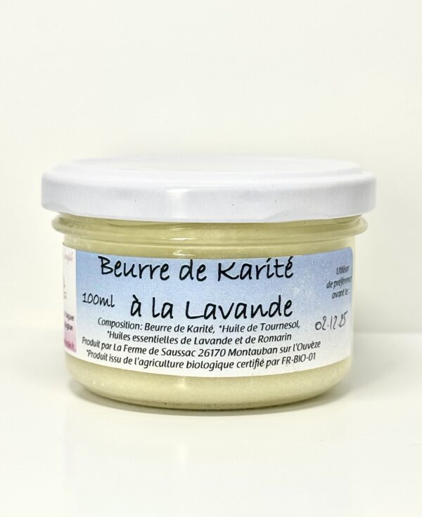 Beurre de karité lavande - 100 gr