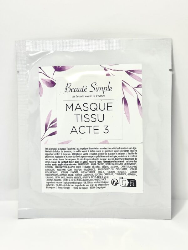 Masque tissu acte 3