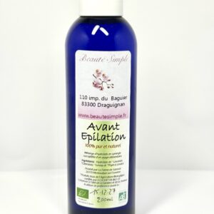 Lotion avant épilation - 200 ml