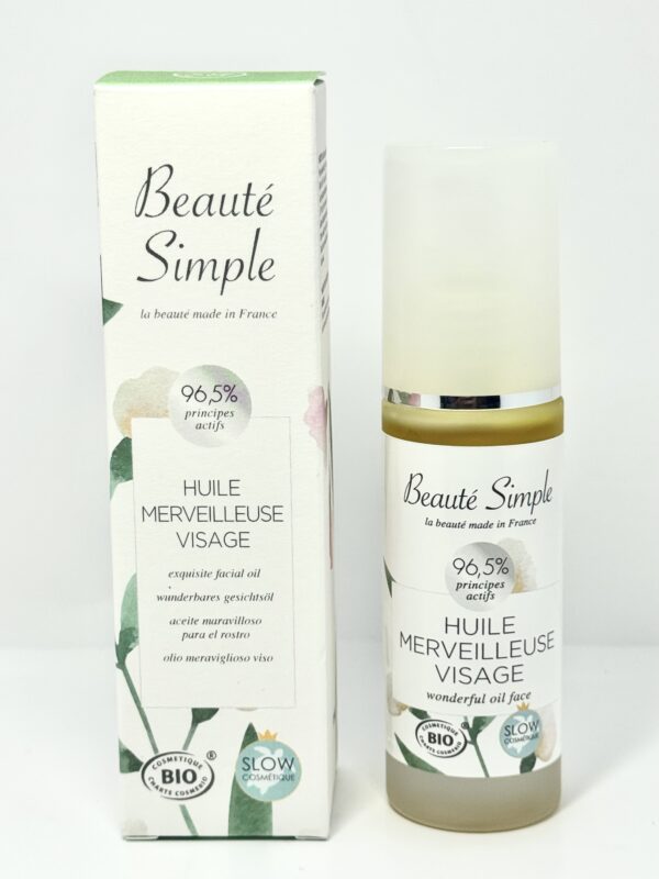 Huile merveilleuse visage - 30 ml