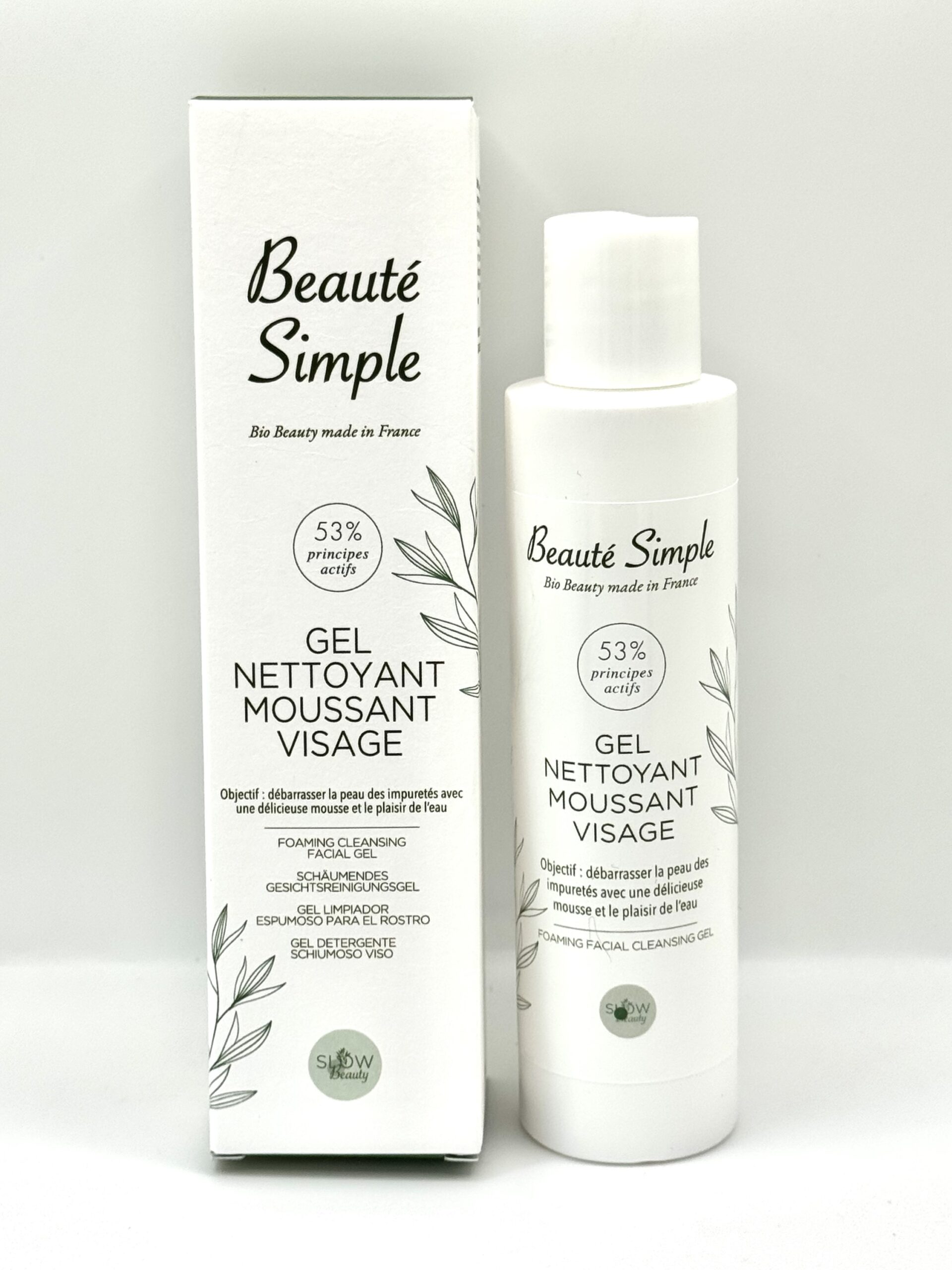 Gel nettoyant moussant visage - 150 ml