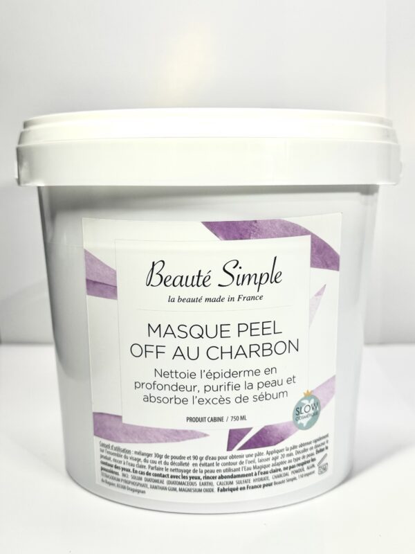 Masque peel off au charbon - 1 POT (30 utilisations)