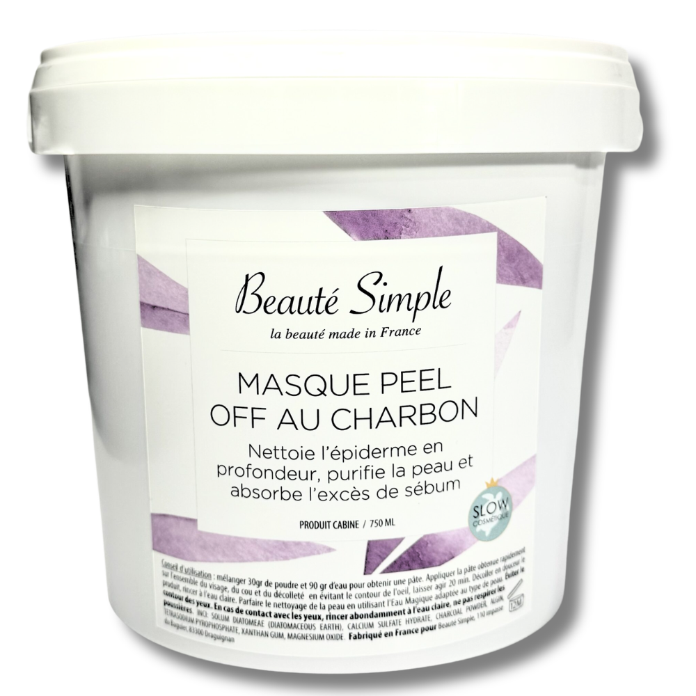 Masque peel off au charbon - 1 POT (30 utilisations)