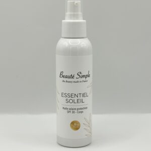 Essentiel Soleil – Huile solaire protectrice SPF 30 – Corps (testeur)