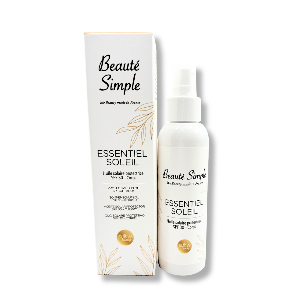 Essentiel Soleil – Huile solaire protectrice SPF 30 – Corps